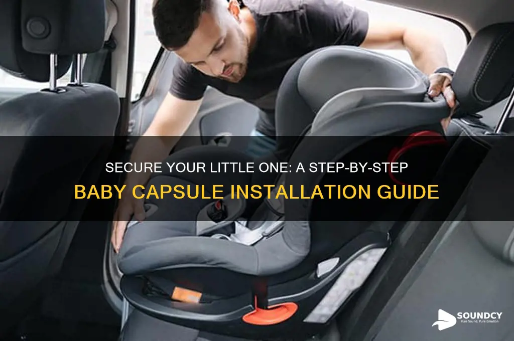 how to install a safe and sound baby capsule