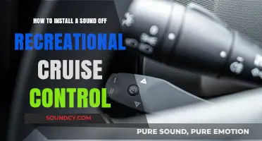 Easy Guide to Installing Sound-Off Recreational Cruise Control System