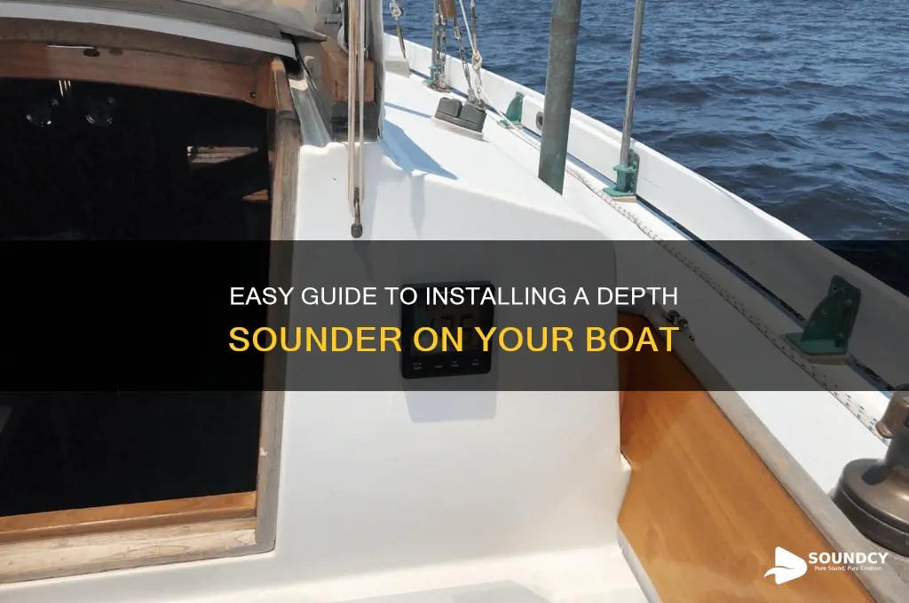 how to install depth sounder