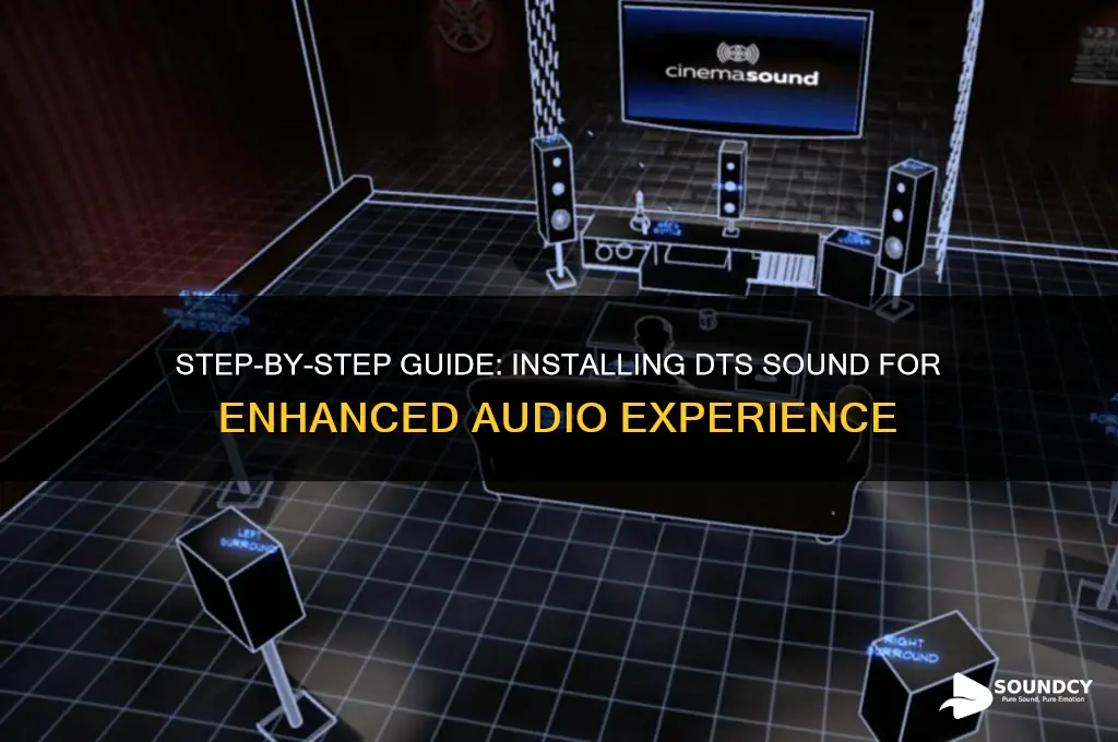 how to install dts sound