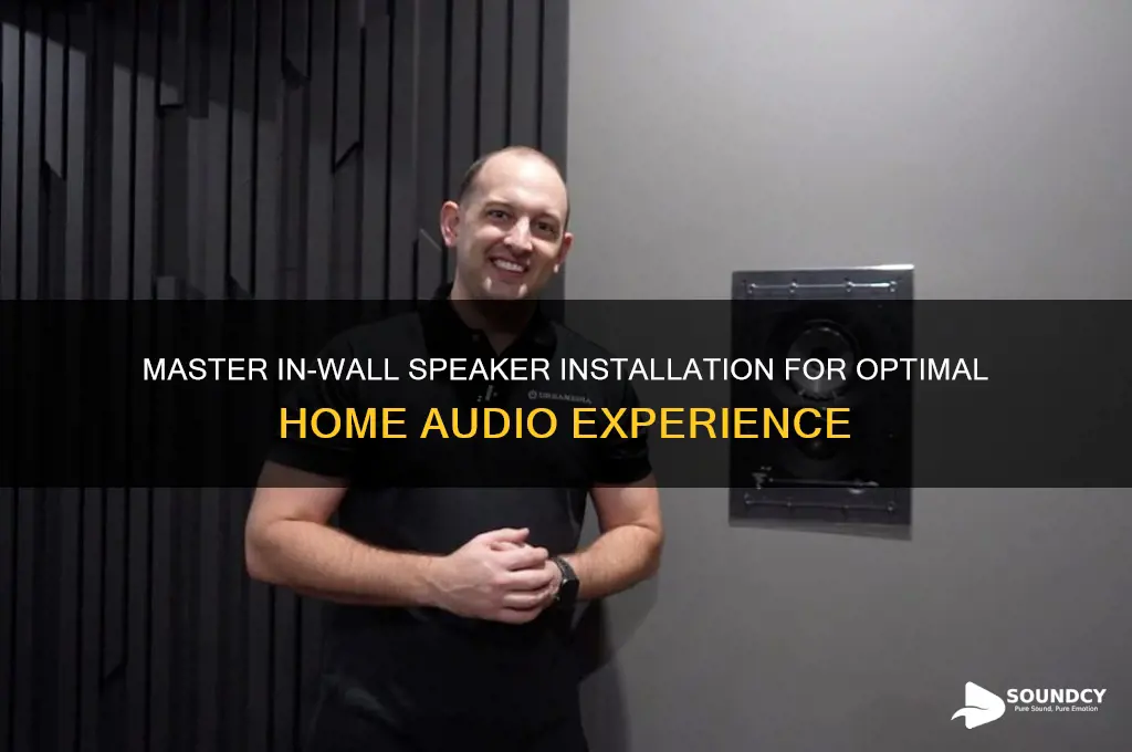 how to install in wall speakers for best sound