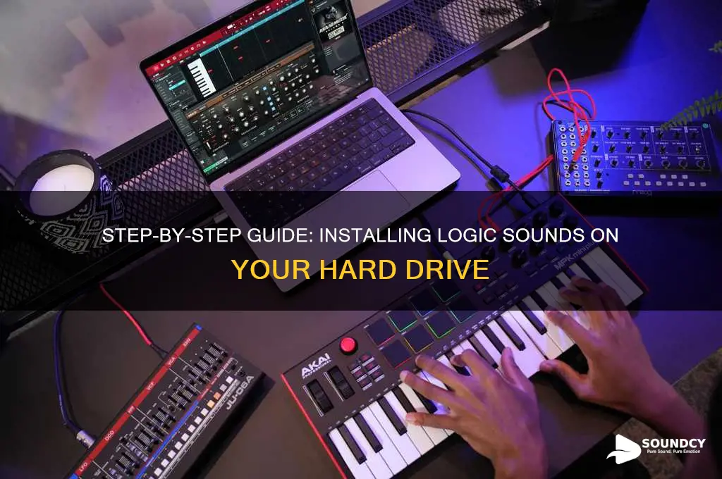 how to install logic sounds on your hard drive