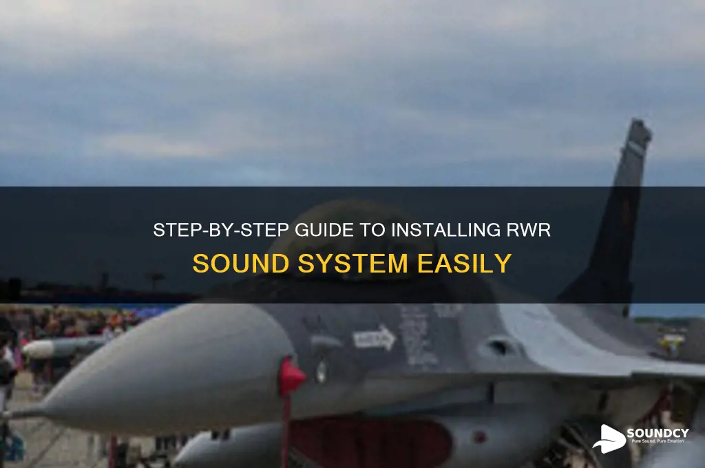 how to install rwr sound