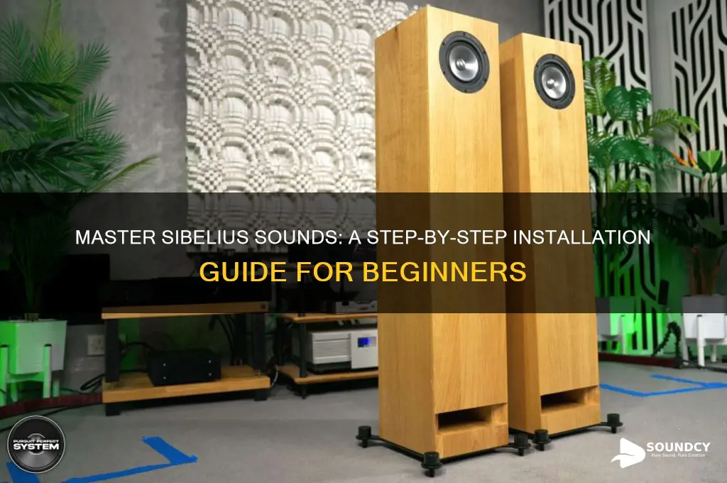 how to install sibelius sounds