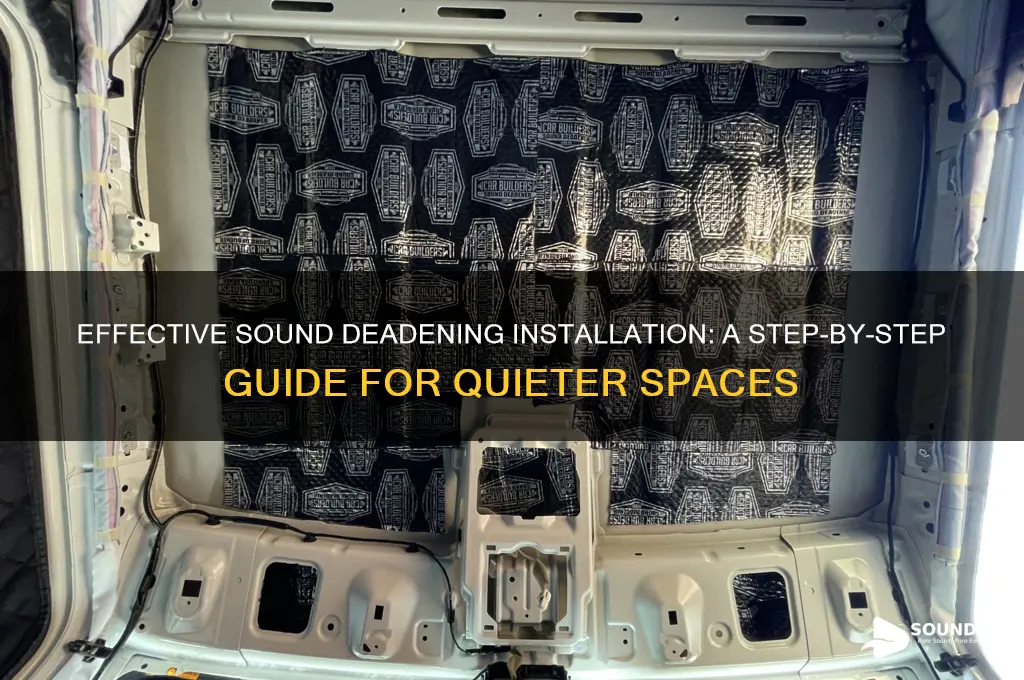 how to install sound deadening