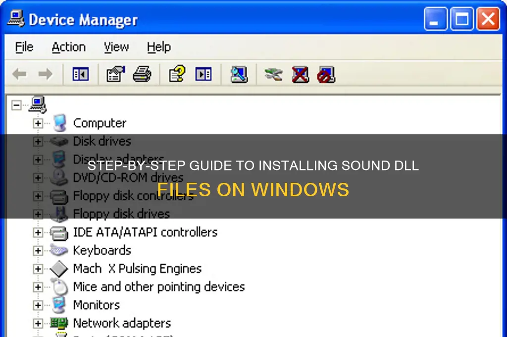how to install sound dll