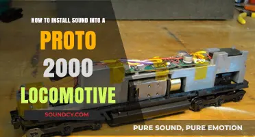 Installing Sound in Proto 2000 Locomotives: A Step-by-Step Guide