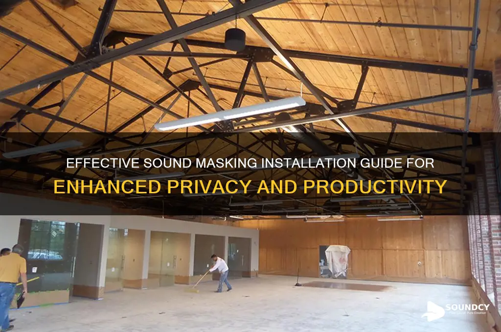 how to install sound masking