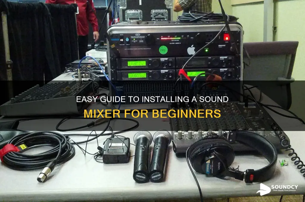 how to install sound mixer
