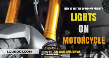 Easy Guide: Installing Sound Off Priority Lights on Your Motorcycle