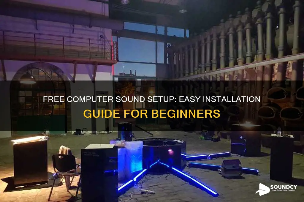 how to install sound on your computer for free
