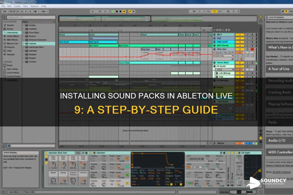 how to install sound packs to ableton live 9