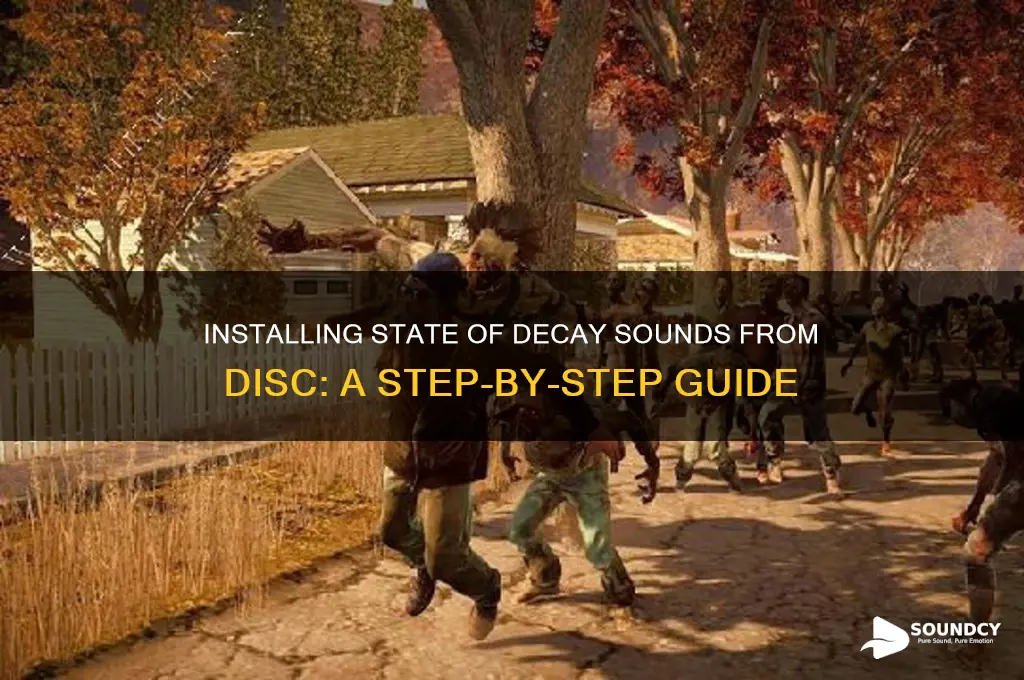 how to install state of decay sounds from disc