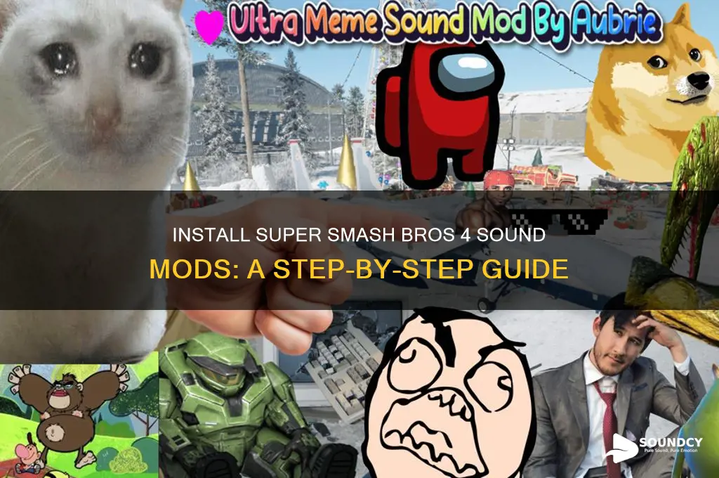 how to install super smash bros 4 sound mods