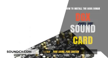 Step-by-Step Guide: Installing the ASUS Xonar DGX Sound Card Easily