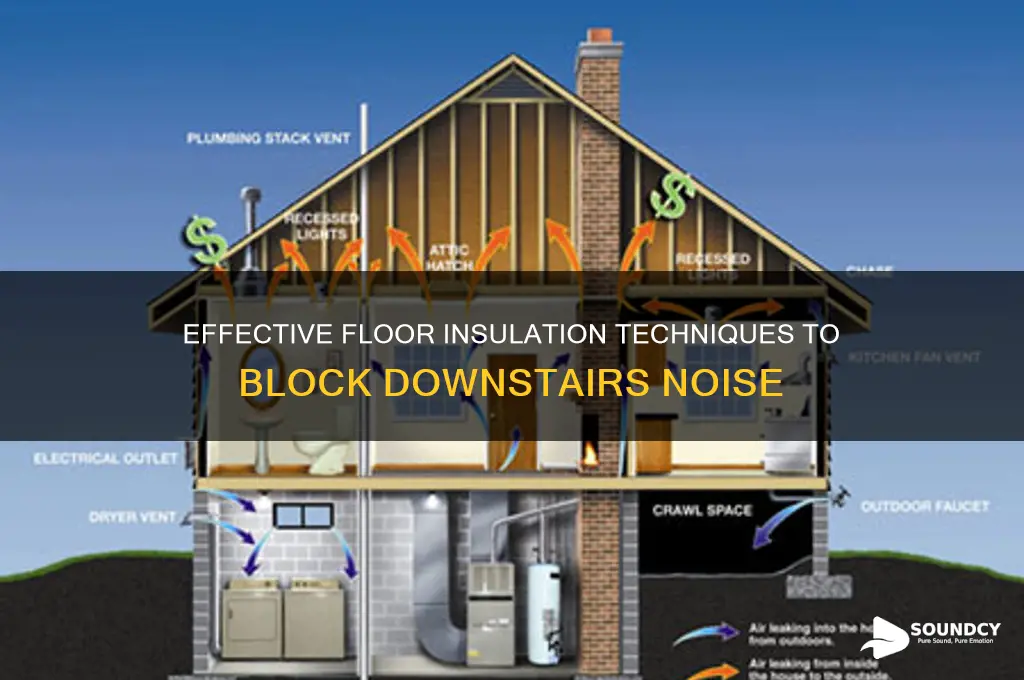 how to insulate the floor for the sound downstairs