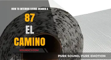 Soundproofing Your Classic: Interior Noise Reduction for an '87 El Camino