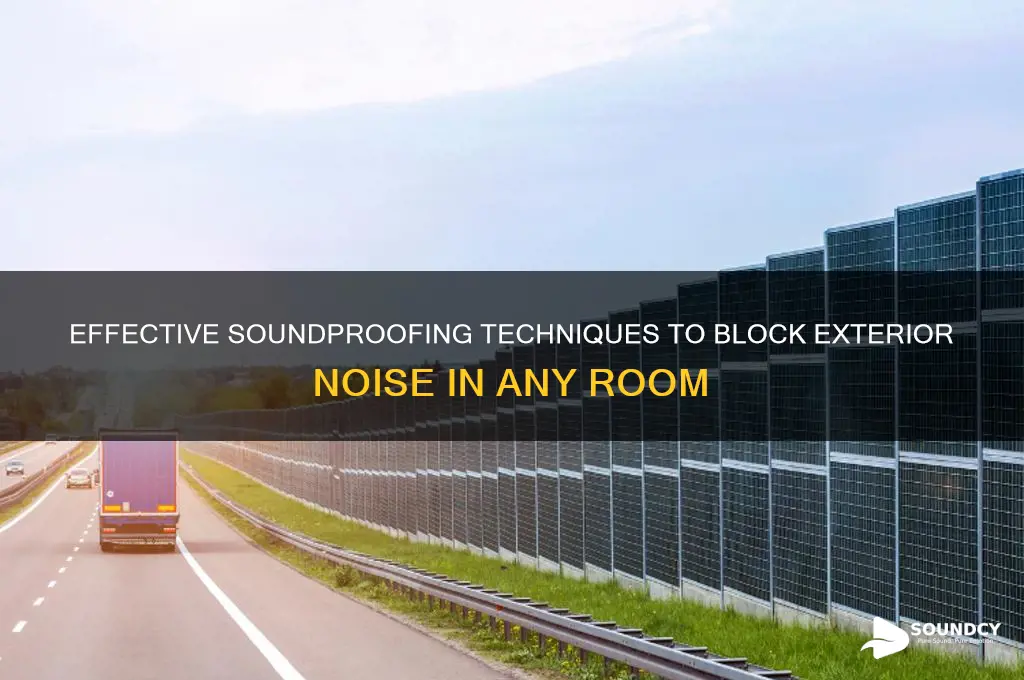 how to isolate a room from the exterior sound