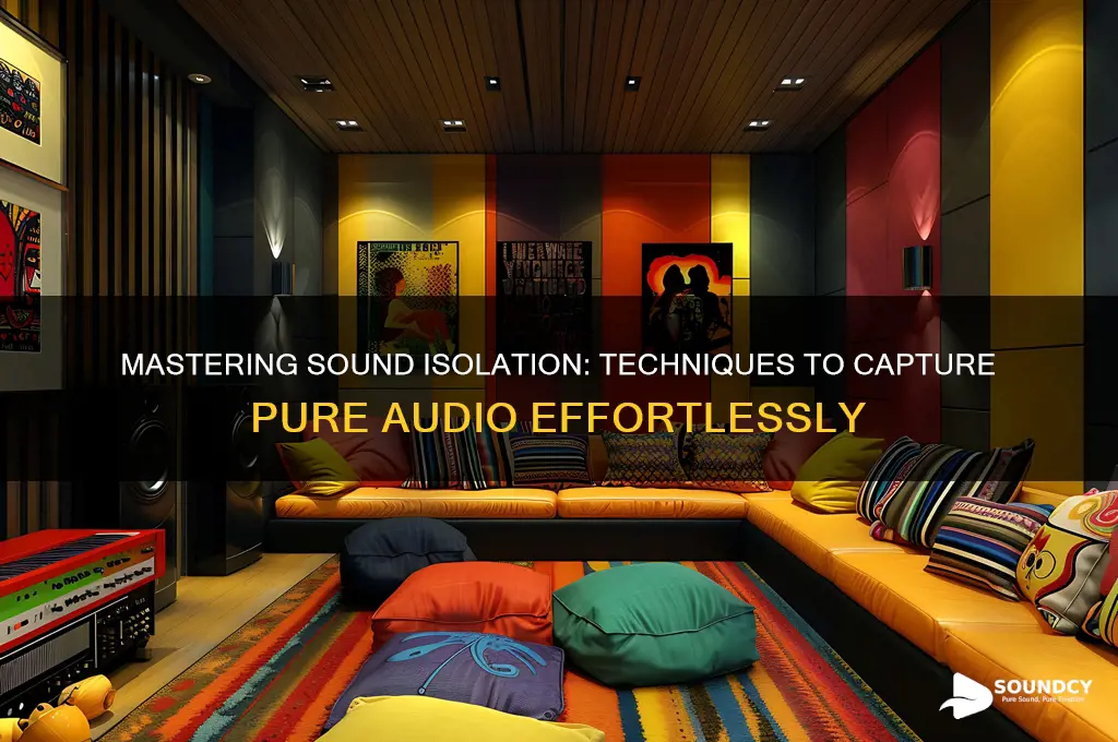how to isolate a sound