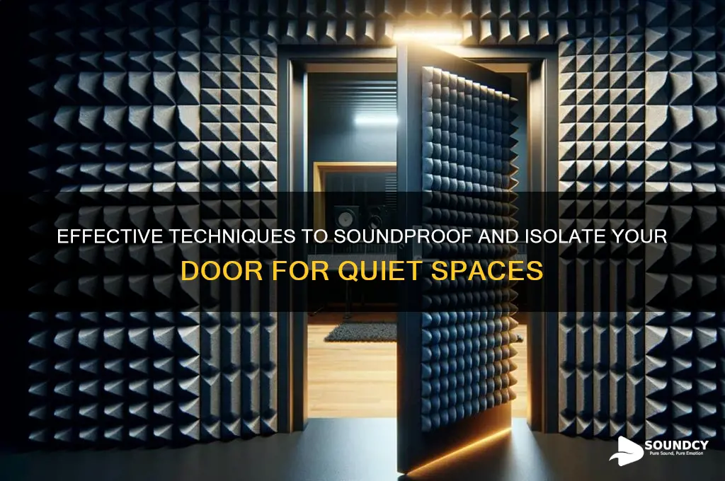 how to isolate door sound