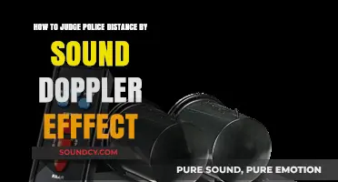 Using Sound Doppler Effect to Accurately Estimate Police Distance