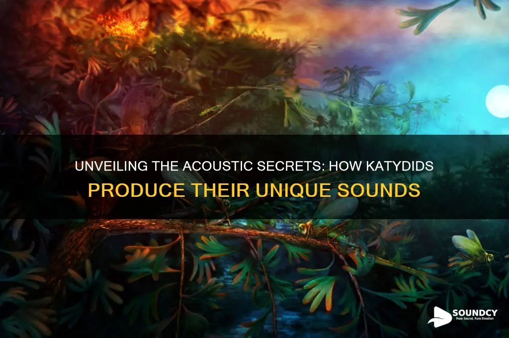 how to katydids make sound