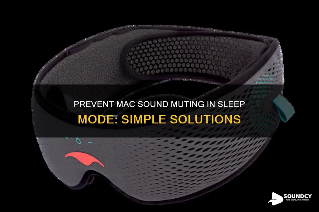 how to keep mac sound on when sleep mode