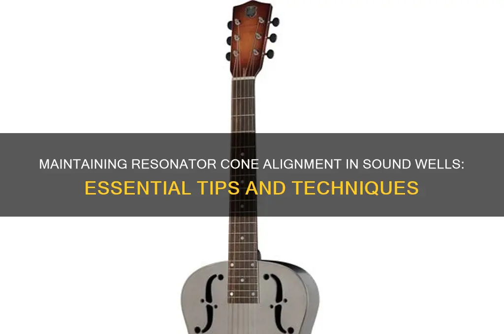 how to keep resonator cone centered in sound well