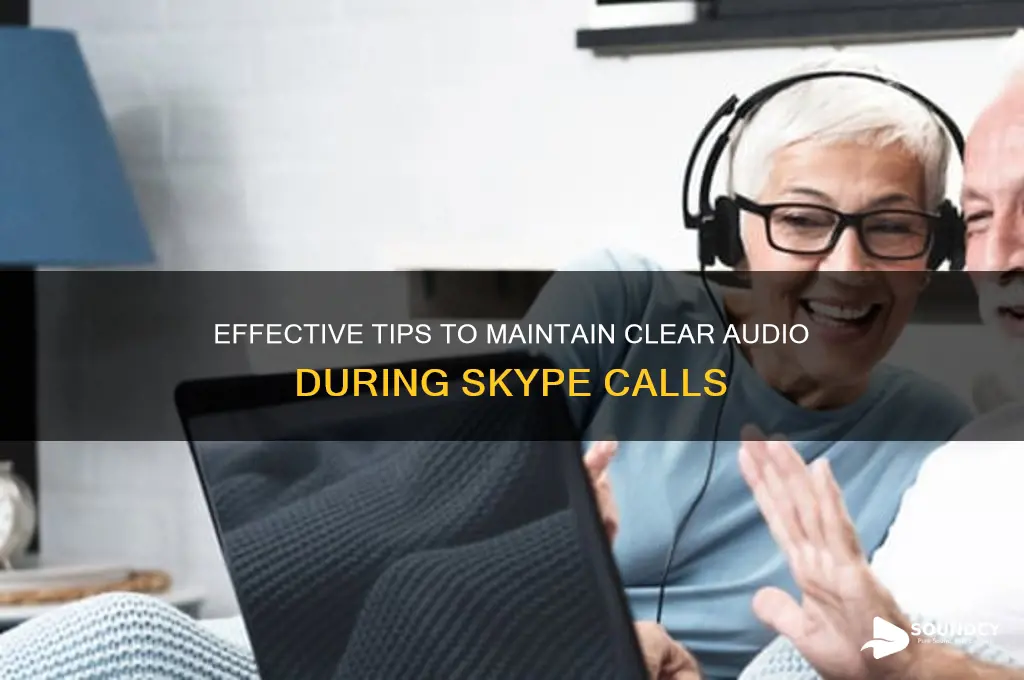 how to keep sound going down during skype call