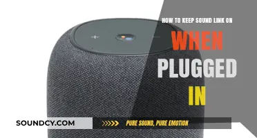 Maintain Seamless Audio: Keep Sound Link Active While Plugged In