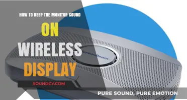 Maintain Monitor Audio: Tips for Wireless Display Sound Continuity