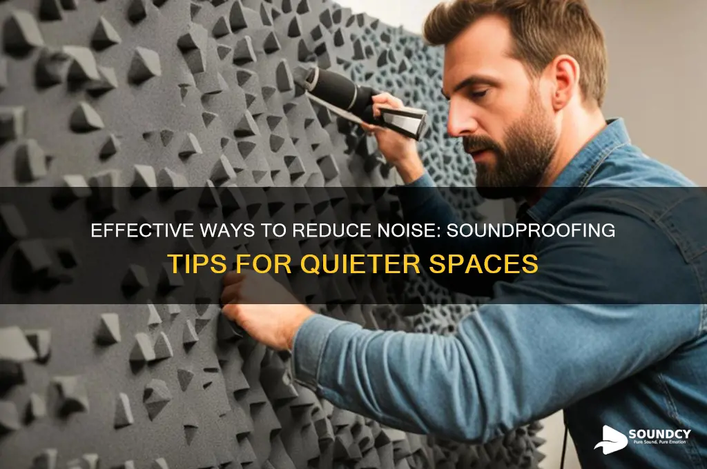 how to knock down sound