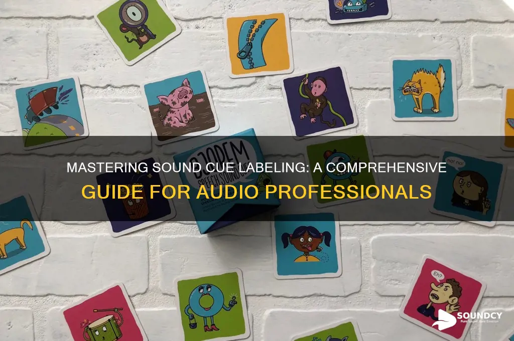 how to label sound cues