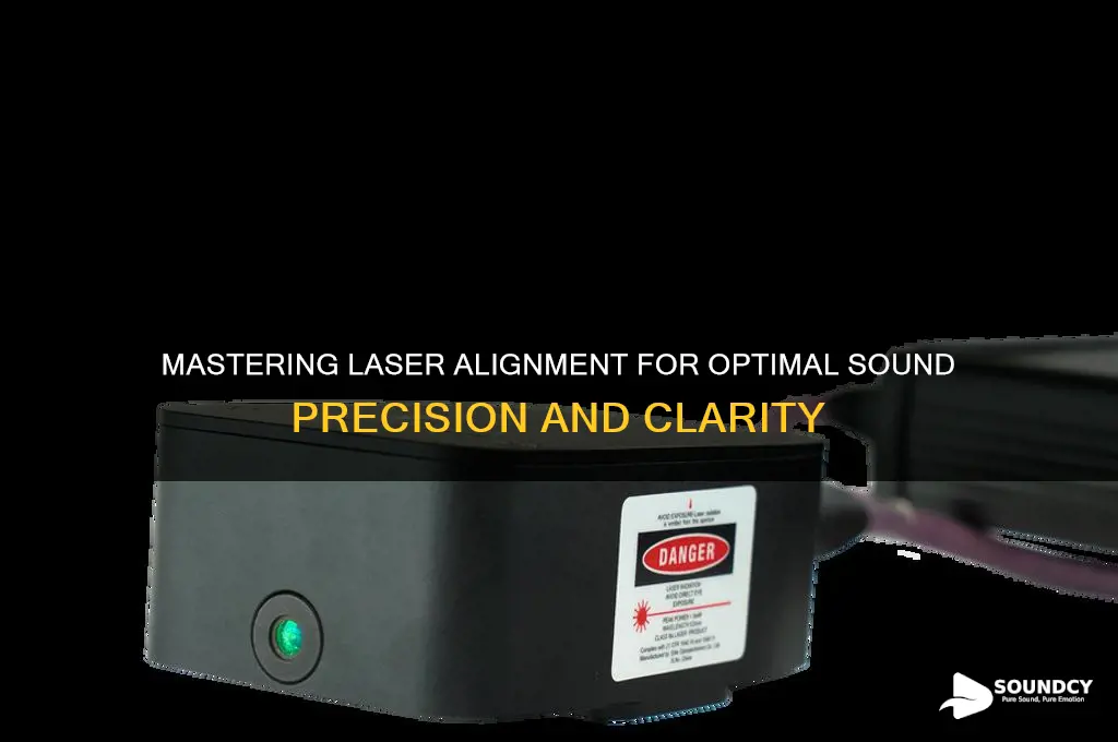 how to laser align sound