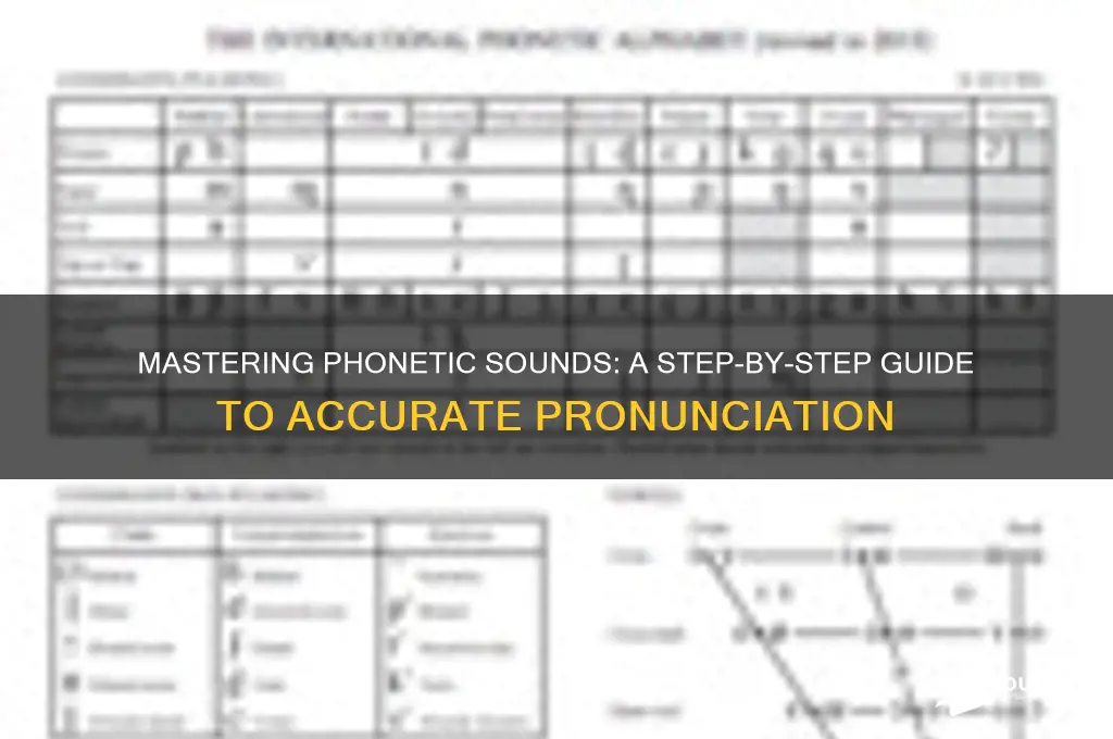 how to learn phonetic sounds