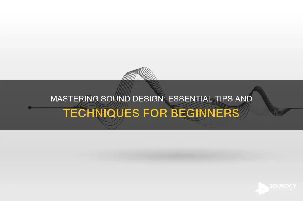 how to learn sound design