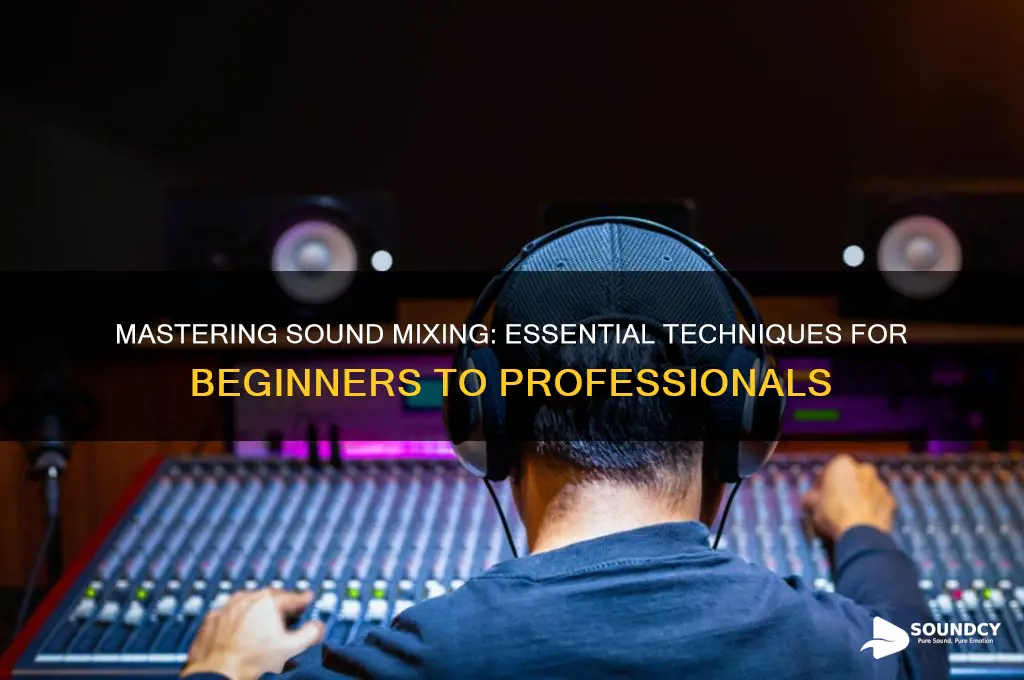 how to learn sound mixing