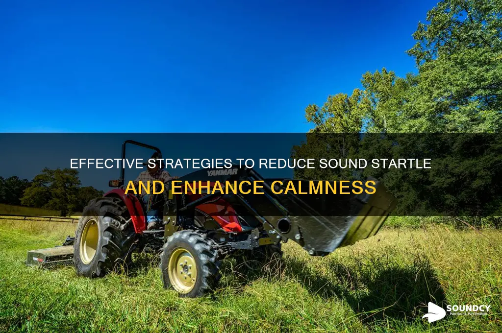 how to lessen sound startle
