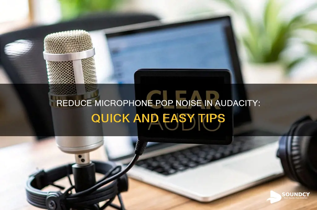 how to lessen the microphone pop sound in audacity