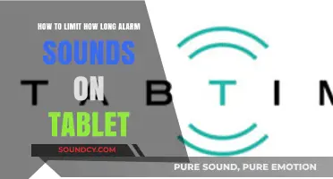 Quickly Silence Your Tablet Alarm: Set a Time Limit Easily