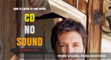 Troubleshooting Tips: How to Fix No Sound on Luke Bryan CD