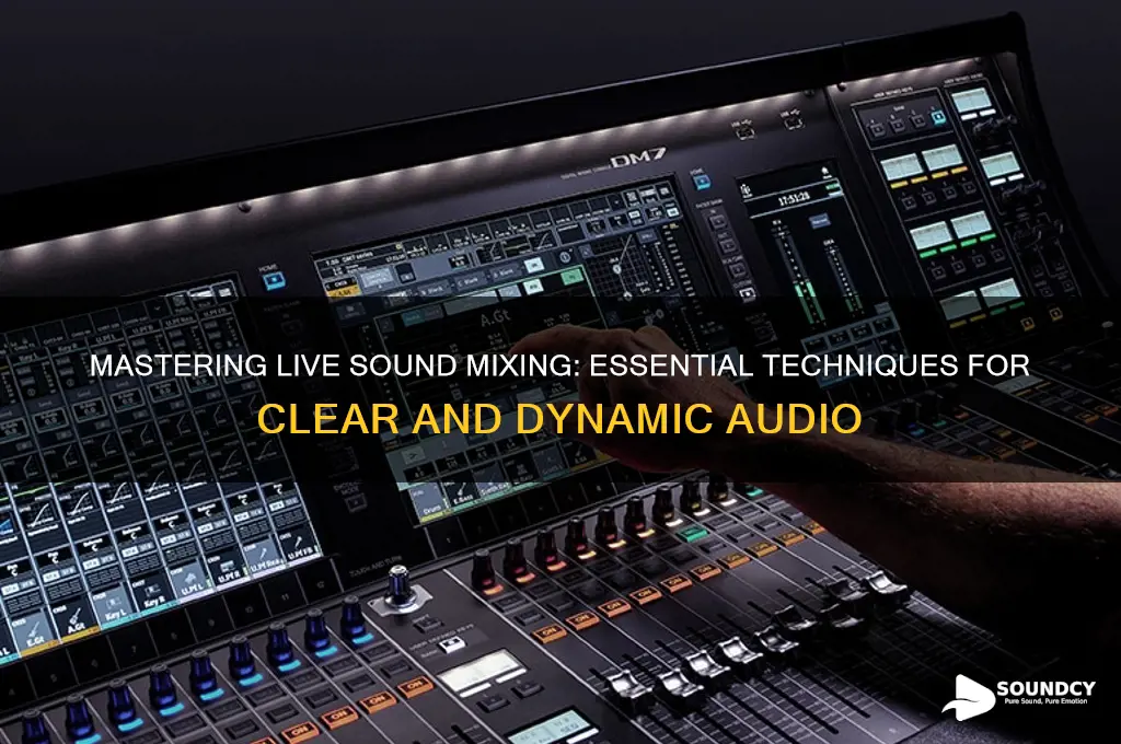 how to live mix sound