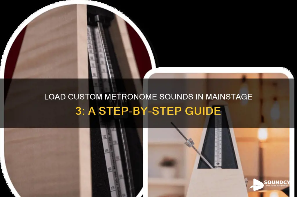 how to load new metrenome sound into mainstage 3