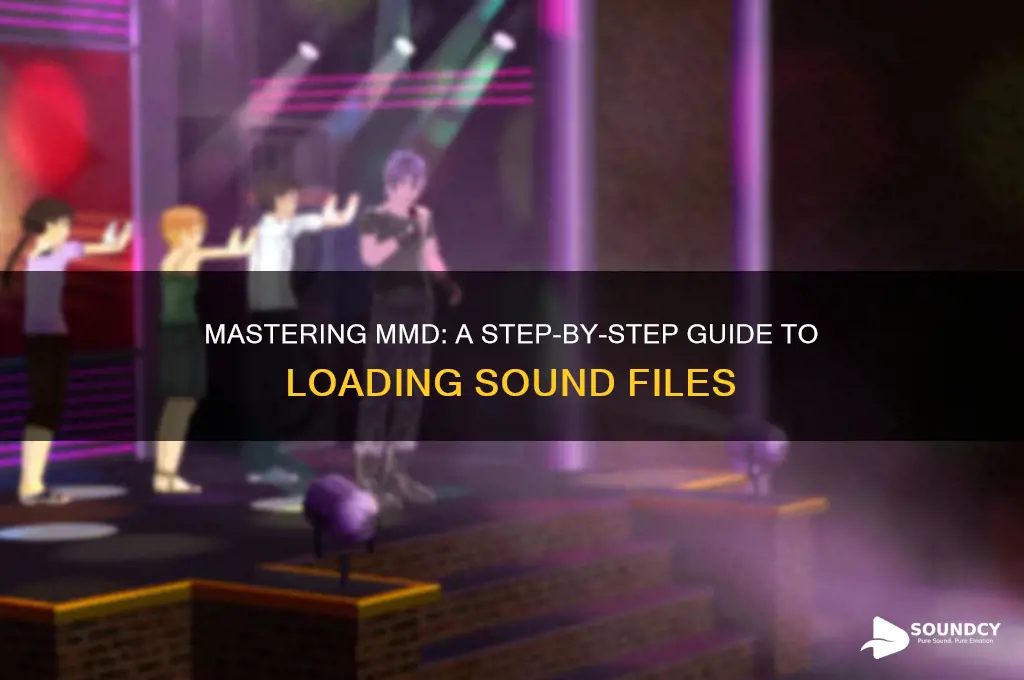 how to load sound mmd