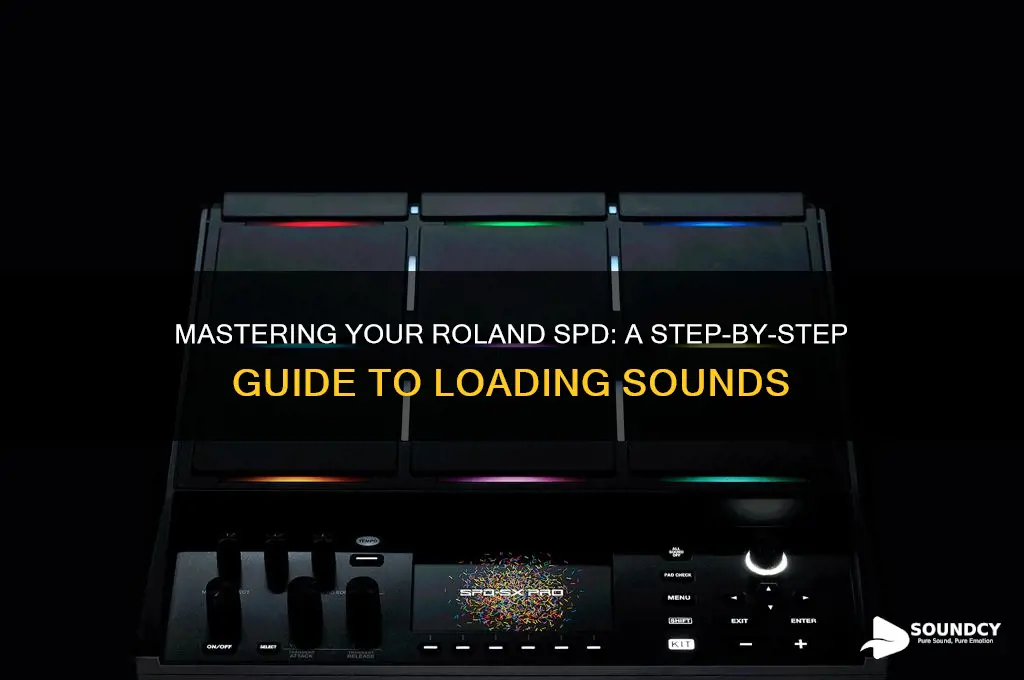how to loadroland spd sounds