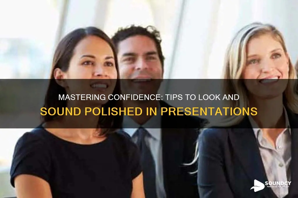 how to look and sound confident during a presentation