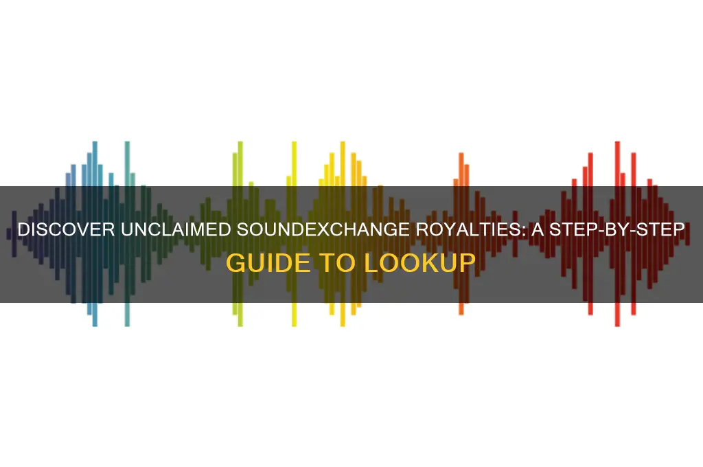 how to look up royalties owed on sound exchange