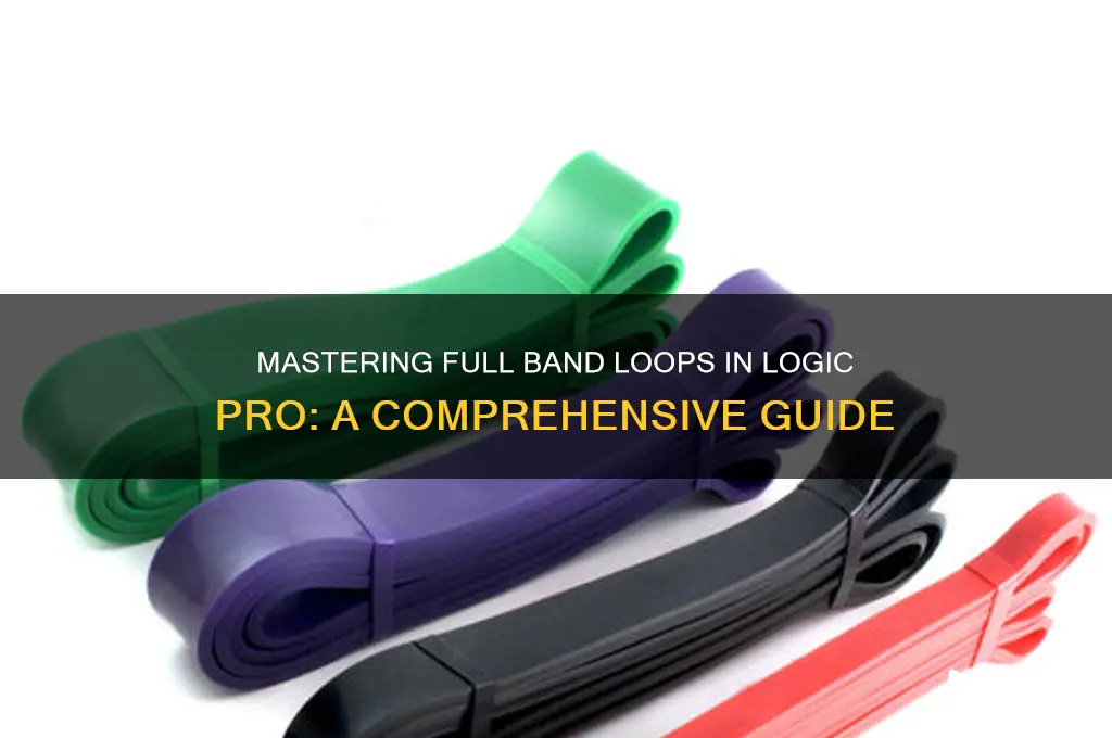 how to loop a full band sound in logic