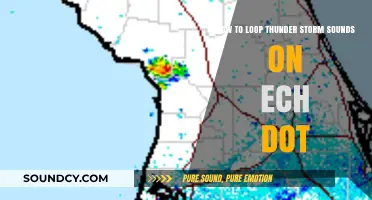 Looping Thunderstorm Sounds on Echo Dot: A Simple Guide