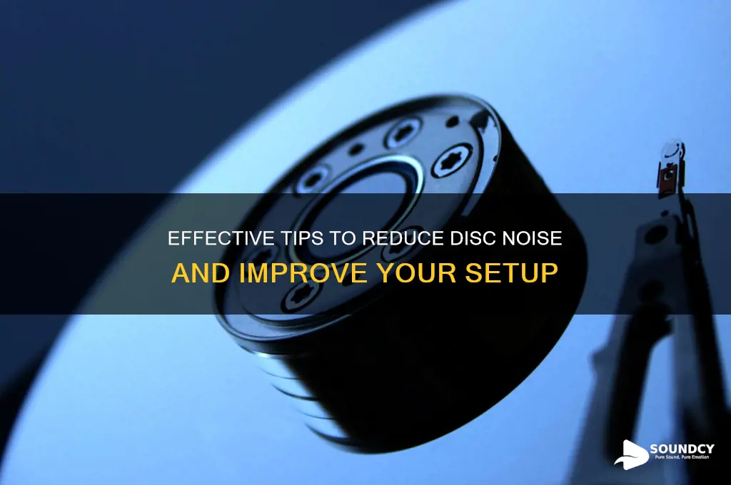 how to lower disc sound